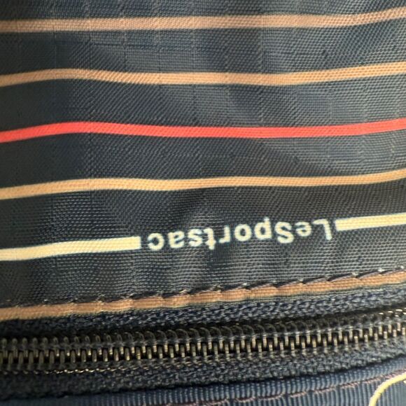 Le SportSac Women's Angle Lines Patter Multicolor Crossbody Shoulder Bag - Picture 6 of 16